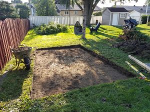 Excavation pour cabanon